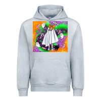 Heather Grey cute ghost halloween tumbler Urban Hoodie - BundleAndBundleShop