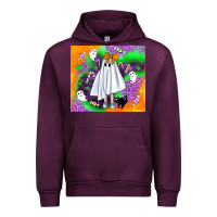 Mauve Wine cute ghost halloween tumbler Urban Hoodie - BundleAndBundleShop