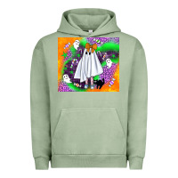 Pigment Oil Green cute ghost halloween tumbler Urban Hoodie - BundleAndBundleShop