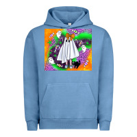 Pigment Pebble Blue cute ghost halloween tumbler Urban Hoodie - BundleAndBundleShop