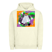 Pigment Pistachio cute ghost halloween tumbler Urban Hoodie - BundleAndBundleShop