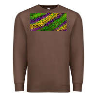 Chestnut Mardi Gras Leopard Premium Sweatshirt - RanaPortraitStore