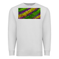 Dove Grey Mardi Gras Leopard Premium Sweatshirt - RanaPortraitStore