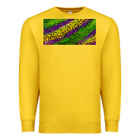 Lemon Mardi Gras Leopard Premium Sweatshirt - RanaPortraitStore