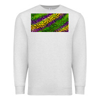 Oatmeal Heather Mardi Gras Leopard Premium Sweatshirt - RanaPortraitStore