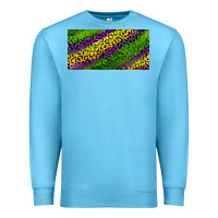 Ocean Blue Mardi Gras Leopard Premium Sweatshirt - RanaPortraitStore