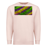 Pale Pink Mardi Gras Leopard Premium Sweatshirt - RanaPortraitStore