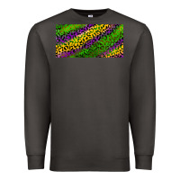 Smoke Mardi Gras Leopard Premium Sweatshirt - RanaPortraitStore