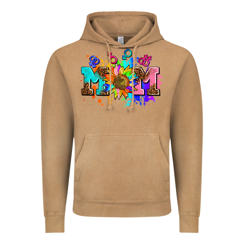 Pride Lesbian Gay Mom Sunflower Vintage Hoodie by AdoDesignShop | Teevron