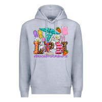 Heather Grey easter lpn licensed practical nurse Premium Hoodie - AdoDesignShop