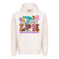 Pale Pink easter lpn licensed practical nurse Premium Hoodie - AdoDesignShop