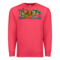 Cardinal peace love free bird Premium Sweatshirt - Zillion Design Studio