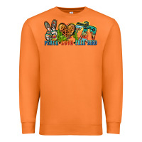 Carrot peace love free bird Premium Sweatshirt - Zillion Design Studio
