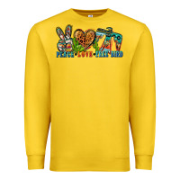 Lemon peace love free bird Premium Sweatshirt - Zillion Design Studio