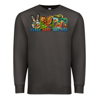 Smoke peace love free bird Premium Sweatshirt - Zillion Design Studio