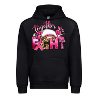 Black breast cancer together we fight with baseball Urban Hoodie - Artiststas