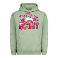 Pigment Oil Green breast cancer together we fight with baseball Urban Hoodie - Artiststas
