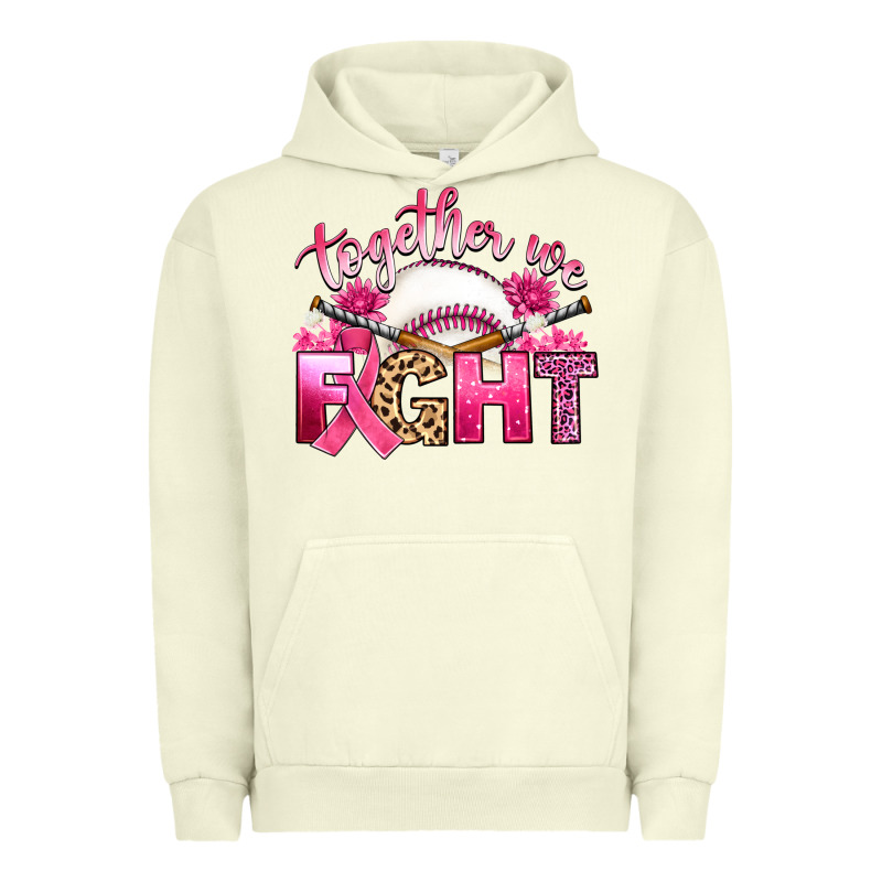 Breast Cancer Together We Fight With Baseball Urban Hoodie by Artiststas | Teevron