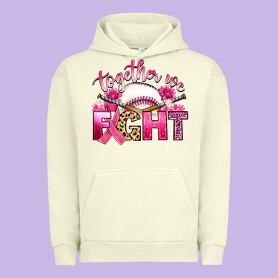 Breast Cancer Together We Fight With Baseball Urban Hoodie Designed By Artiststas