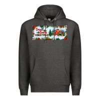 Charcoal Heather small town christmas Premium Hoodie - BundleAndBundleShop
