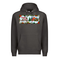 Smoke small town christmas Premium Hoodie - BundleAndBundleShop