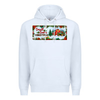White small town christmas Premium Hoodie - BundleAndBundleShop