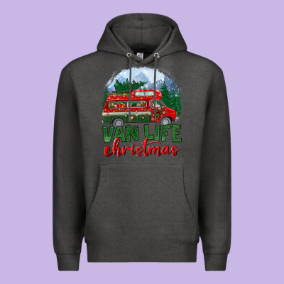 Van Life Christmas Premium Hoodie Designed By Bundleandbundleshop