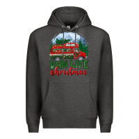 Charcoal Heather van life christmas Premium Hoodie - BundleAndBundleShop