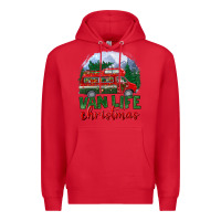Red van life christmas Premium Hoodie - BundleAndBundleShop