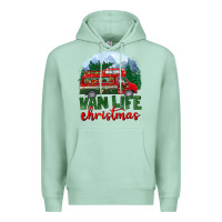Seafoam van life christmas Premium Hoodie - BundleAndBundleShop