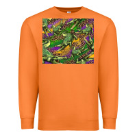 Carrot mardi gras louisiana crocodile leopard Premium Sweatshirt - RanaPortraitStore