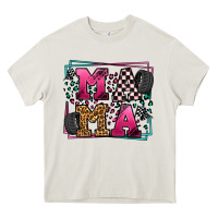 Cream Racing leopard frame mama Mother's Day Heavy Core Tee - LillyAllenDesigns