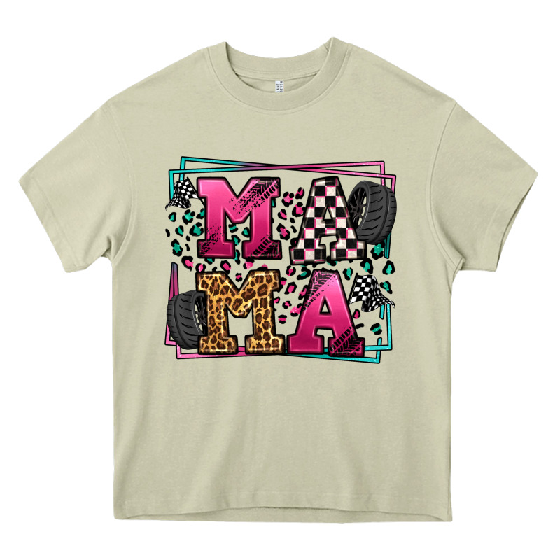 Racing Leopard Frame Mama Mother's Day Heavy Core Tee by LillyAllenDesigns | Teevron