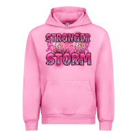 Fuchsia Pink stronger than the storm Urban Hoodie - Artiststas
