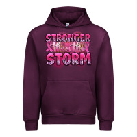 Mauve Wine stronger than the storm Urban Hoodie - Artiststas