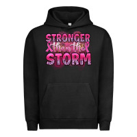 Pigment Black stronger than the storm Urban Hoodie - Artiststas