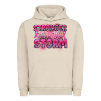 Pigment French Oak stronger than the storm Urban Hoodie - Artiststas