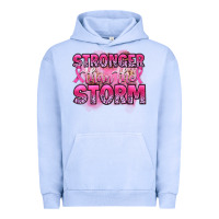 Pigment Grape Ice stronger than the storm Urban Hoodie - Artiststas