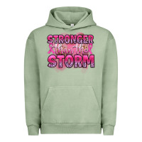 Pigment Oil Green stronger than the storm Urban Hoodie - Artiststas