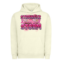 Pigment Pistachio stronger than the storm Urban Hoodie - Artiststas