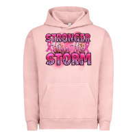 Pigment Salmon stronger than the storm Urban Hoodie - Artiststas