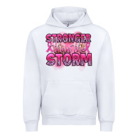 White stronger than the storm Urban Hoodie - Artiststas
