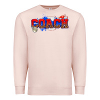 Pale Pink coach Premium Sweatshirt - texasbilliewilder