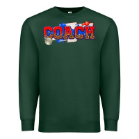 Sports Green coach Premium Sweatshirt - texasbilliewilder
