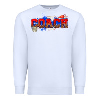 White coach Premium Sweatshirt - texasbilliewilder