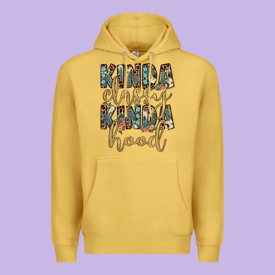 Kinda Classy Kinda Hood Premium Hoodie Designed By Jahusdesignshop