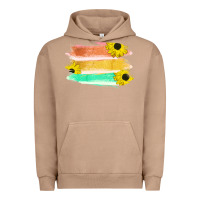 Pigment Burro Colored Triple Sunflower Brush Strokes Urban Hoodie - Bettercallsaul