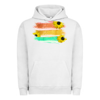 Pigment Lunar Rock Colored Triple Sunflower Brush Strokes Urban Hoodie - Bettercallsaul
