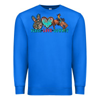 True Royal peace love cowboy Premium Sweatshirt - Zillion Design Studio