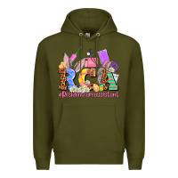 Army Green easter  rca resident care assistant Premium Hoodie - AdoDesignShop